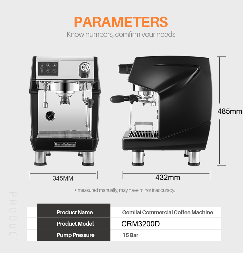 GEMILAI - ESPRESSO COFFEE MACHINE