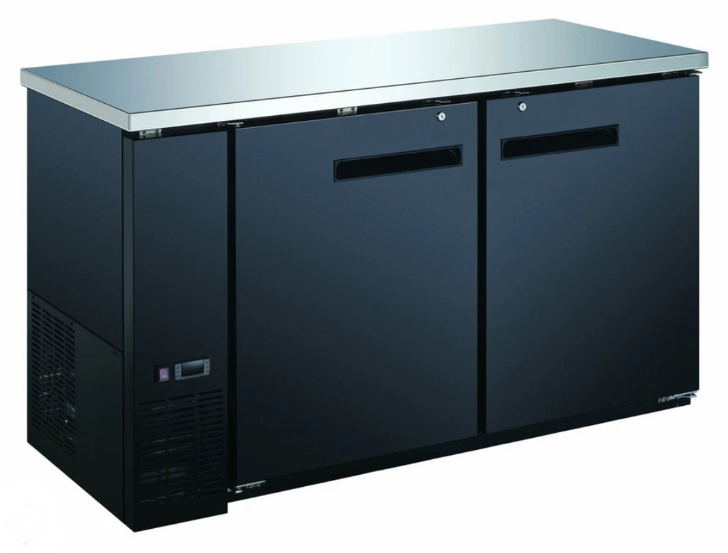 RIGID - BACKBAR CHILLER : 2 DOOR SOLID : 61"