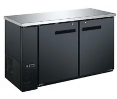 RIGID - BACKBAR CHILLER : 2 DOOR SOLID : 49"