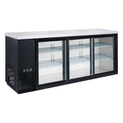 RIGID - BACKBAR CHILLER : 3 DOOR : 73"