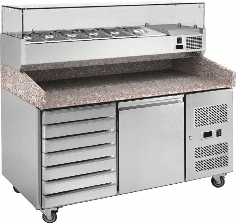 RIGID - PREP CHILLER - PIZZA : 59"