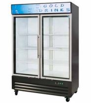 FREEZER : UPRIGHT - GLASS - 2 DOOR | 49 CUBIC - RIGID 