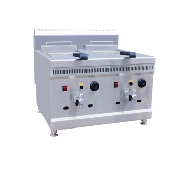 RIGID - FRYER 2 BASKET GAS