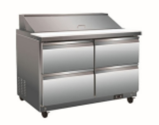 RIGID - PREP CHILLER : 4 DRAWER