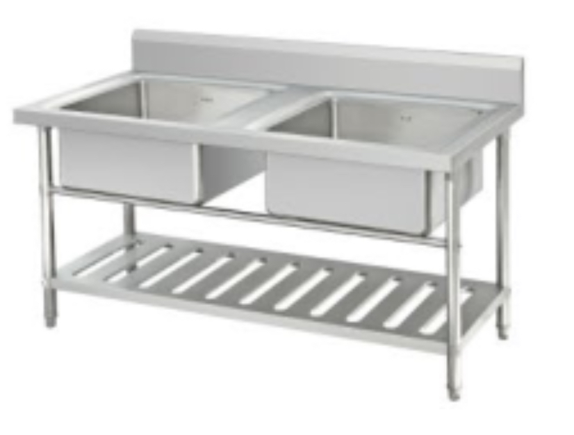 SINK : ECO - 2 BOWL - 20" - RIGID
