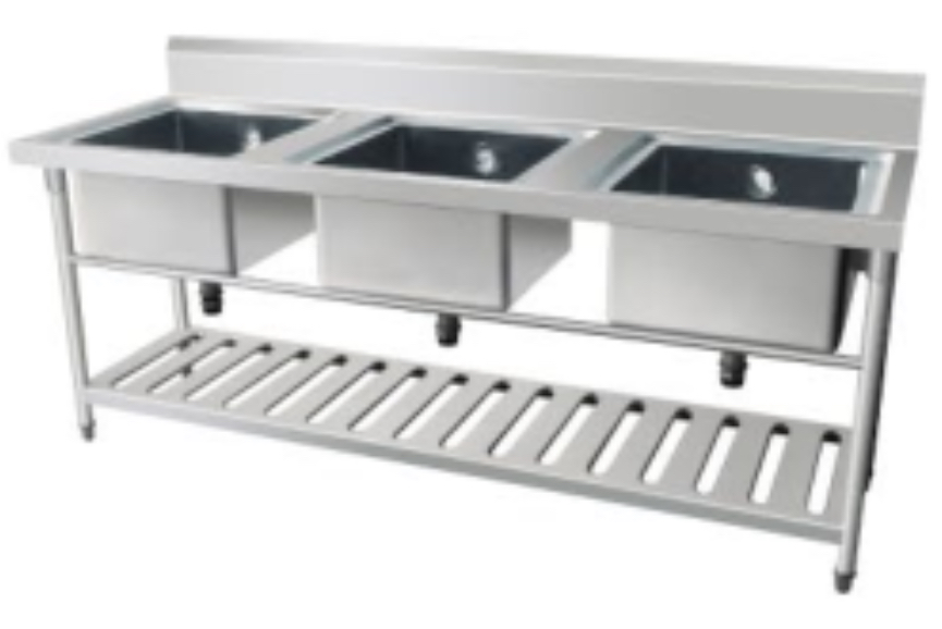 SINK : ECO - 3 BOWL - 20" - RIGID