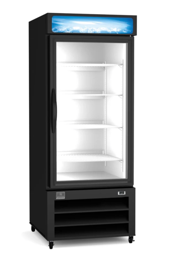 CHILLER : UPRIGHT - GLASS - 1 DOOR | 16CUBIC - RIGID
