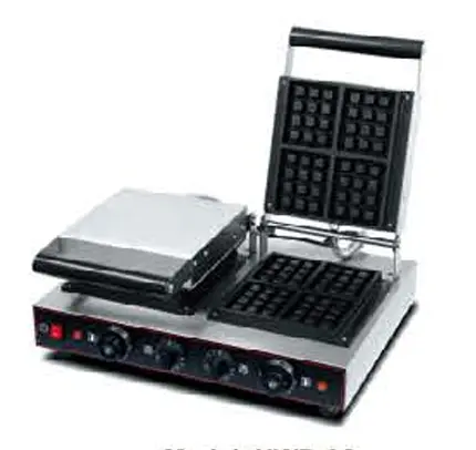 RIGID - WAFFLE BAKER -2 PLATE- SQUARE