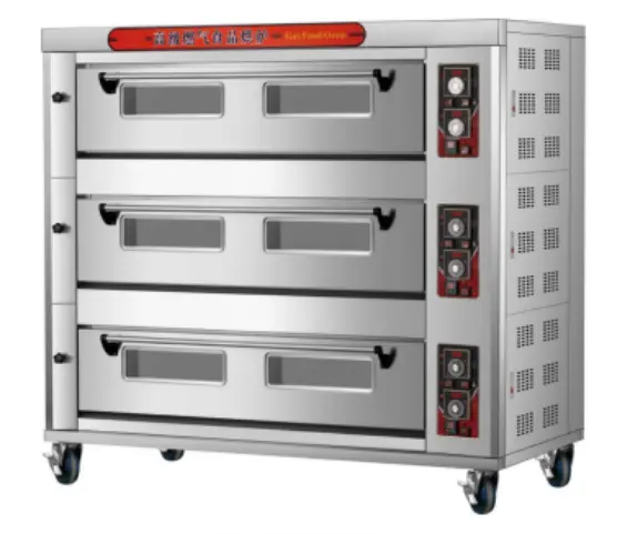 OVEN : DECK - GAS - 3 DECK | 9 TRAY - RIGID