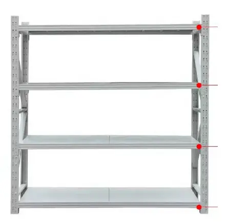 RIGID- SHELVING - SOLID : 4 RACK 200KGS