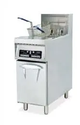 RIGID - FRYER - ELECTRIC -1 TANK 2 BASKET W/ OIL FILTER CART