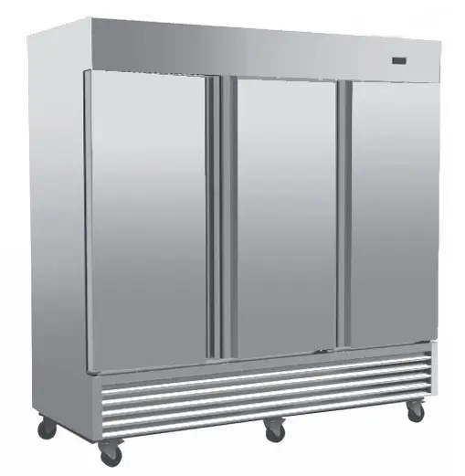 RIGID - UPRIGHT FREEZER : SOLID - 3 DOOR / 63 CUBIC