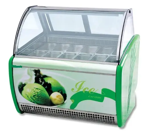 FREEZER : CHEST - GLASS - GELATO SHOWCASE - 5FT - RIGID