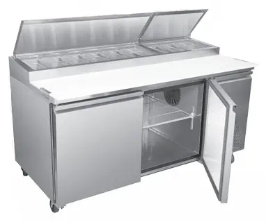 CHILLER : PREP STATION - SALAD / SANDWICH - 3 DOOR | 93" - RIGID