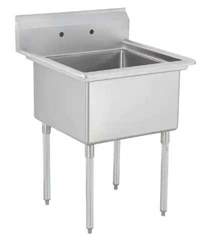 SINK : 1 BOWL - 18" - RIGID