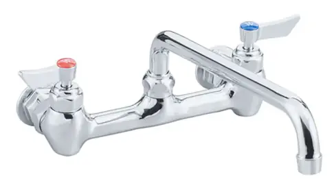 FAUCET - 8" CENTRE 12" EXT SWIVEL - RIGID 