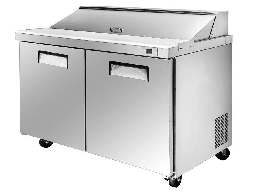 CHILLER : PREP STATION - SALAD / SANDWHICH - 2 DOOR | 48" - RIGID