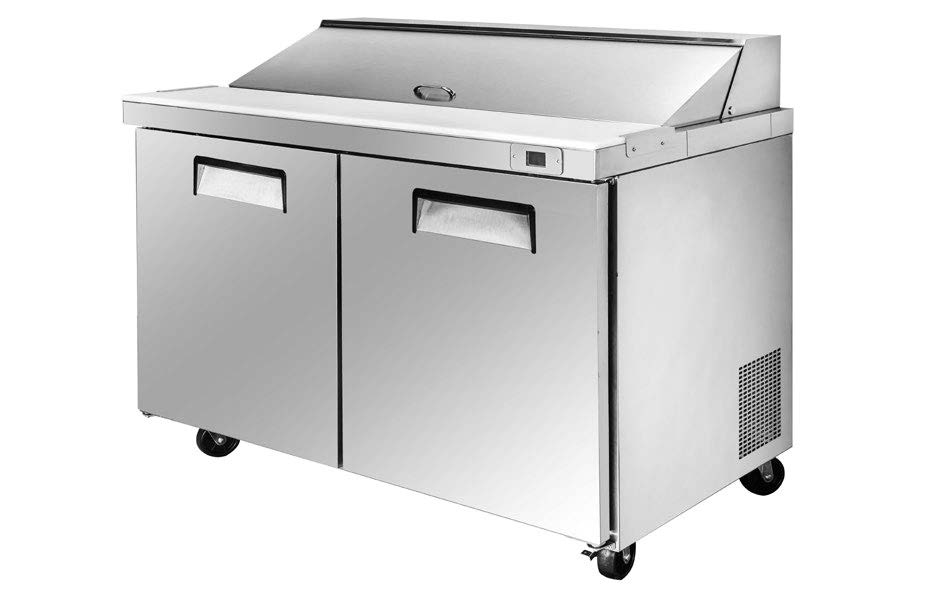 CHILLER : PREP STATION - SALAD / SANDWHICH - 2 DOOR | 48" - RIGID 