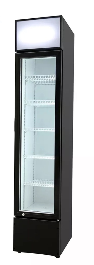 RIGID - CHILLER - GLASS FRONT 1 DOOR SLIM