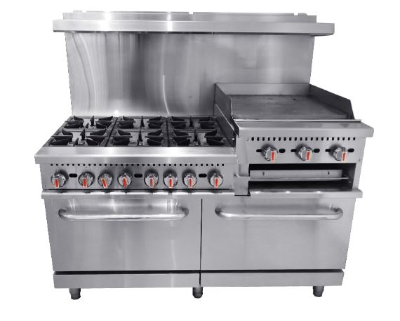NORTHERN - STOVE - 6 BURNER WITH GRIDDLE (GAS)