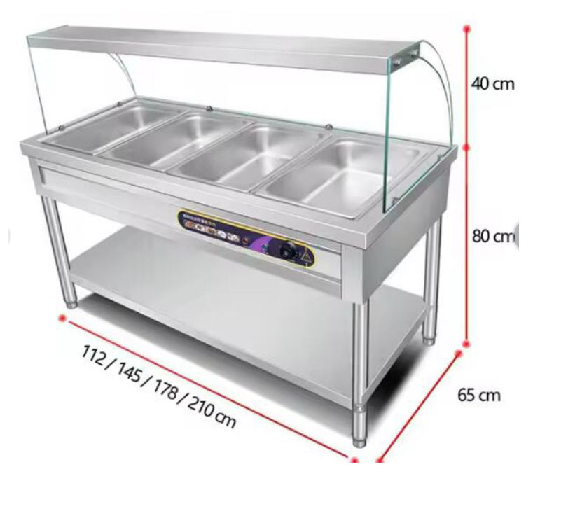 RIGID - STEAM WARMER 4 PAN