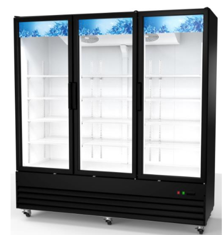 RIGID - CHILLER - 3 DOOR SWING DISPLAY
