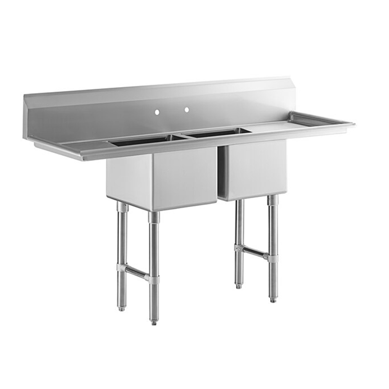 RIGID - SINK - 2 BOWL 2 DRAINBOARD