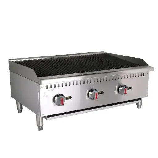 [FHT-HLRC-900H] GRILL : CHAR BROILER - W/ LAVA ROCK : 36" - NORTHERN