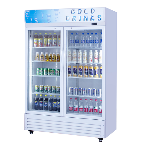 [SA-SC-908FH] CHILLER : UPRIGHT - GLASS - 2 DOOR | 31 CUBIC - RIGID
