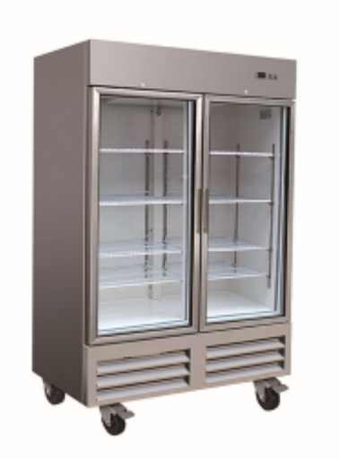 [FC-HC-54RFG] CONVERTIBLE : UPRIGHT CHILLER/FREEZER - GLASS - 2 DOOR | 49 CUBIC - RIGID