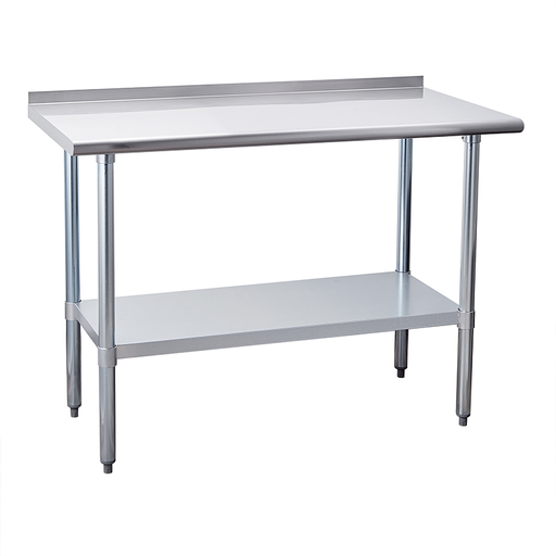 [HE-WT3060-4BS4] RIGID - ECO WORK TABLE -  5 FEET W/ BACK SPLASH