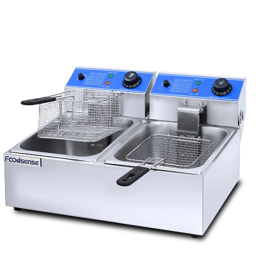 [UN-HEF-82A] RIGID - FRYER - 2 BASKET ELECTRIC