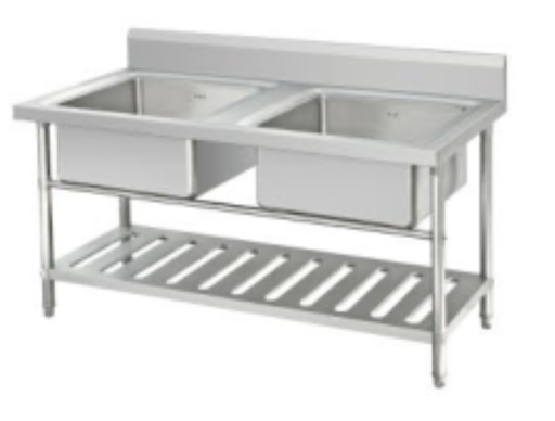 [FS-01822] SINK : ECO - 2 BOWL - 20" - RIGID