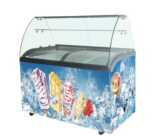 [SA-SD-420QIC] RIGID - TOP CURVED SLIDING GLASS LID