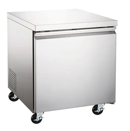[XX-UUC-27R-E-HC] CHILLER : UNDER COUNTER - 1 DOOR | 6 CUBIC | 27" - RIGID 