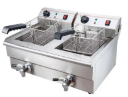 [UN-HEF-162V] RIGID - FRYER - 2 BASKET ELECTRIC  
