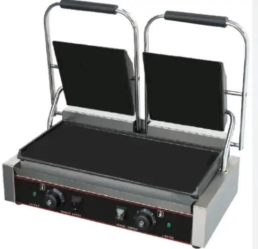 [UN-HEG-813EB] RIGID - PANINI PRESS - FLAT : 2 BURNER