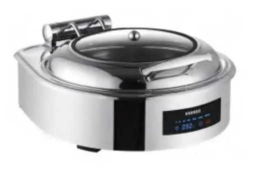 [UN-HSK-1018] RIGID- ELECTRIC - CHAFING DISH - ROUND
