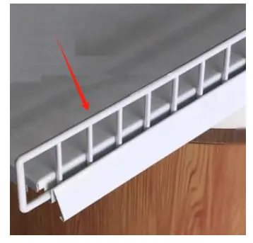 [HD-GR-900] RIGID- SHELVING - GUARD RAIL (PLASTIC)