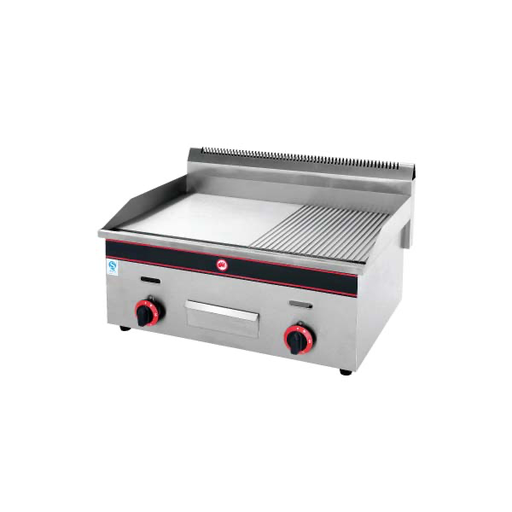 [FS-HGG-722] GRILL : GRIDDLE / GRILL - GAS - 1 X 1 BURNER -  29" - RIGID 