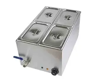 [FS-BM-4V] WARMER : STEAM - 4 QUARTER PAN (TABLETOP) - RIGID 