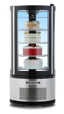 [UN-FT-100R-1] CHILLER : DELI DISPLAY CASE - BAKERY - TABLE TOP - 17" - RIGID
