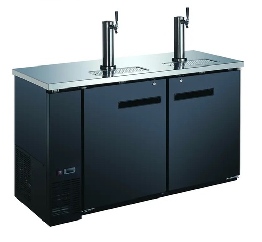 [XX-UDD-24-60-HC] RIGID - DIRECT DRAW BEER DISPENSER - 2 DOOR