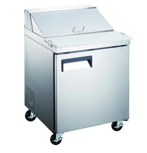 [XXSCL1-E-HC] RIGID - SANDWICH / SALAD PREP TABLE - 1 DOOR