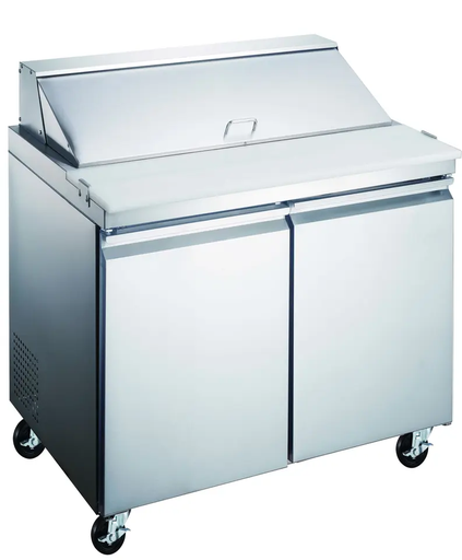 [XXSCL2-E-HC] RIGID - SANDWICH / SALAD PREP TABLE - 2 DOOR