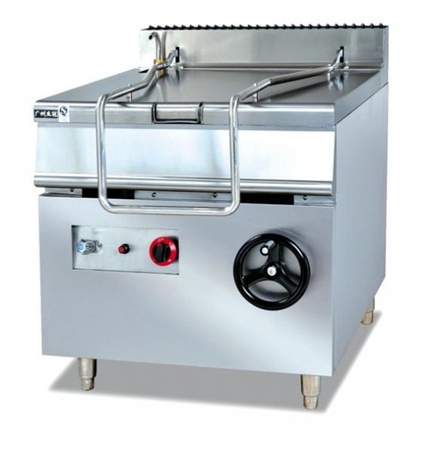 [GA-LGTF-9C-80L] RIGID - FRYER - GAS TILTING BRAIZING PAN