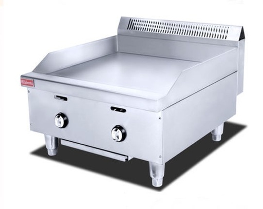 [UN-HGG-24] RIGID - GAS GRIDDLE - 2 BURNER - 13MM PLATE