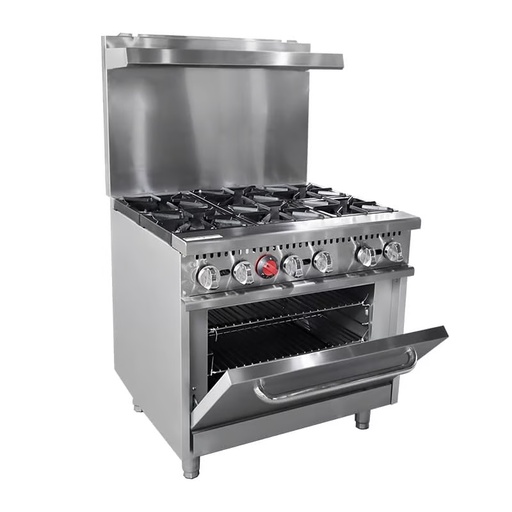 [FHT-HFSO-36-J] NORTHERN - STOVE - 6 BURNER (GAS)