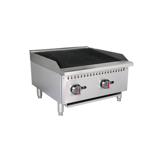 [FHT-HLRC-600H] NORTHERN - GRILL - 4 BURNER GAS CHARBROILER ON ROCK