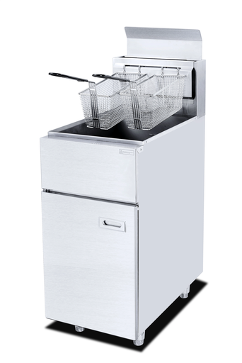 [FS-HGF-778] RIGID : FRYER - 2 BURNER 2 BASKET GAS